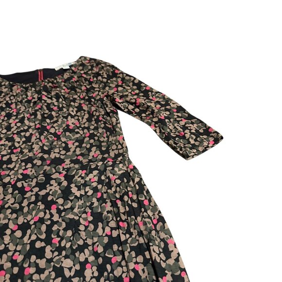 Boden Knee-Length Sheath Dress 3/4 Sleeve Stretch Colorful Size 8R Women's - Picture 5 of 11